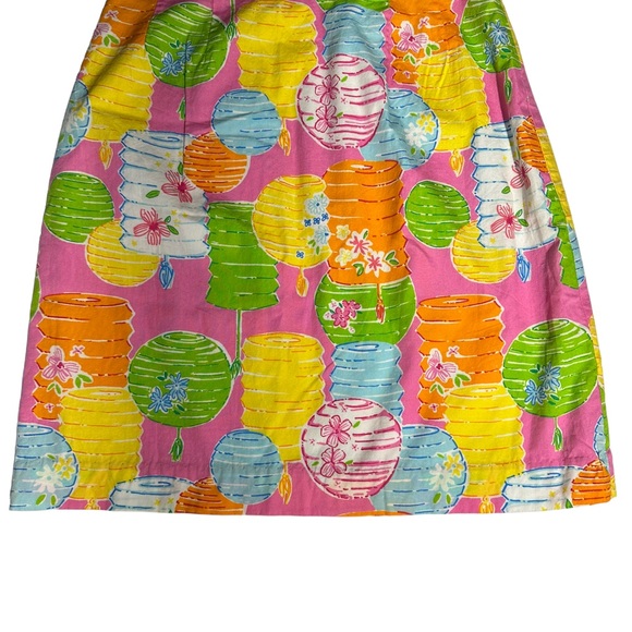 Lilly Pulitzer White Label pink skirt size 2. Unfinished hem design. Super cute - Picture 3 of 15